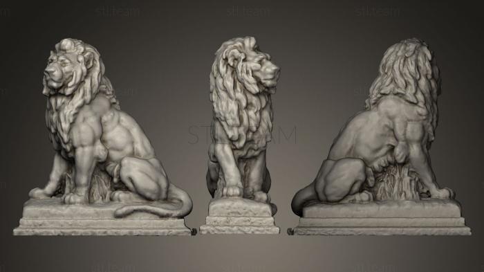 Статуэтки львы тигры сфинксы STKL_0183